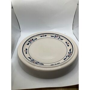 Epoch‎ Country Ridge Plate E 2007 Korea Floral Blue Red Rim Dinnerware